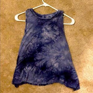 Blue tie dye tank🦋🌊